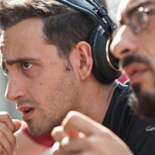 Daniele Coluccini e Matteo Botrugno sul set di Et in Terra pax