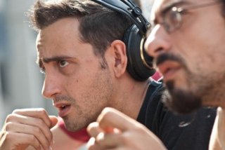 Daniele Coluccini e Matteo Botrugno sul set di Et in Terra pax