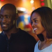 D.B. Woodside e Sharon Leal nell'episodio I Say A Little Prayer della serie Hellcats