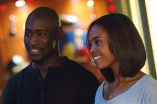D.B. Woodside e Sharon Leal nell'episodio I Say A Little Prayer della serie Hellcats
