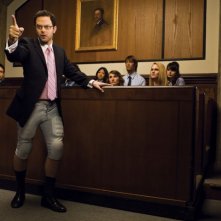 Nick Kroll in una scena della stagione 2 di The League