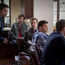 Adrian Grenier, Rhys Coiro, Jeremy Piven, Kevin Dillon, Kevin Connolly e Jerry Ferrara nell'episodio Lose Yourself di Entourage