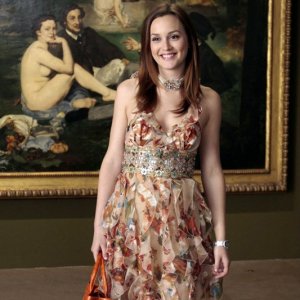 Leighton Meester davanti al famoso quadro di 'Manet: Le Déjeuner sur l'Herbe' nell'episodio Belles de Jour di Gossip Girl