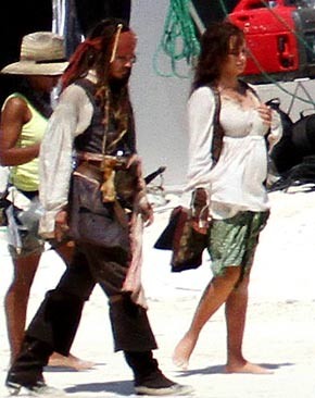 Penelope Cruz Fotografata Sul Set Di Pirates Of The Caribbean On Stranger Tides 174957