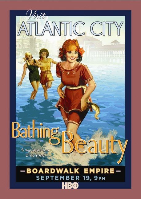 Poster Promozionale Della Serie Visit Atlantic City Per Boardwalk Empire Di Martin Scorsese 174922