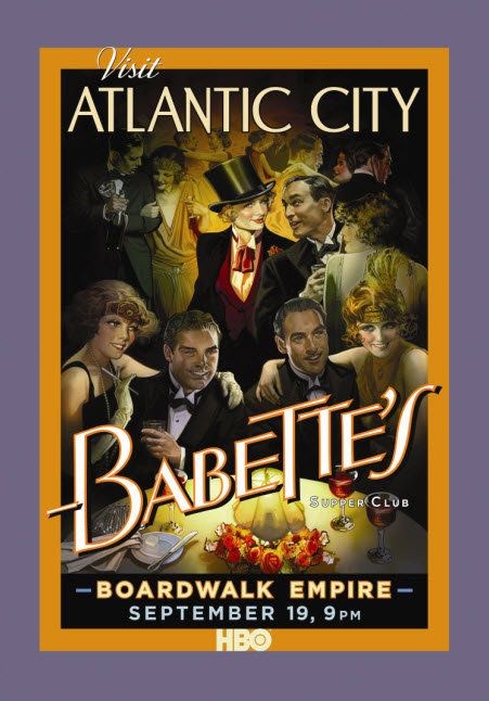 Poster Promozionale Visit Atlantic City Per La Serie Boardwalk Empire Di Martin Scorsese 174923