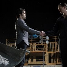 Stephen Moyer ed Alexander Skarsgård nell'episodio Evil Is Going On di True Blood