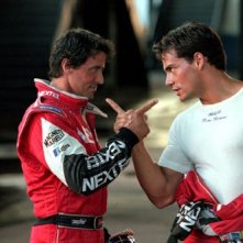 Cristian de la Fuente accanto a Stallone in Driven