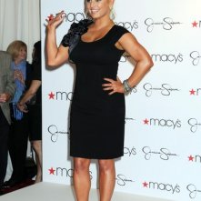 Jessica Simpson durante un'apparizione da Macy's a New York Herald Square