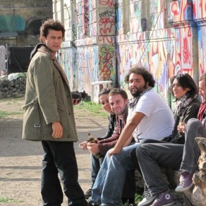 Vinicio Marchioni nel dramma Venti sigarette di A. Amadei, presentato a Venezia 2010