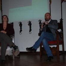 Donato Carrisi e Amanda Colombo. Foto di Luigi Paganini.