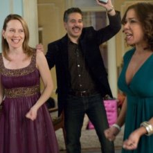John Ortiz, Daphne Rubin-Vega e Amy Ryan in una scena del film Jack Goes Boating