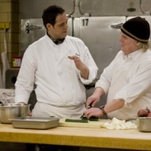 Philip Seymour Hoffman e Salvatore Inzerillo in una scena del film Jack Goes Boating