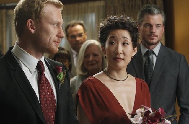 Sandra Oh e Kevin McKidd nell'episodio Shock to the System di Grey's Anatomy