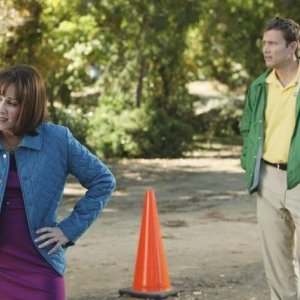 Greg Cromer e Patricia Heaton nell'episodio Homecoming di The Middle