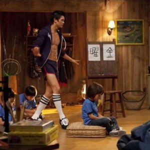 Harry Shum Jr. e Jenna Ushkowitz  in una scena dell'episodio Audition, premiere della stagione 2 di Glee