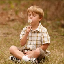 Il piccolo Maxwell Perry Cotton nel film Like Dandelion Dust