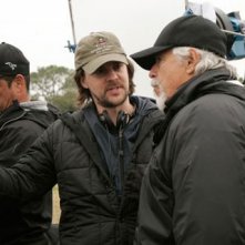 Il regista Jon Gunn sul set del film Like Dandelion Dust