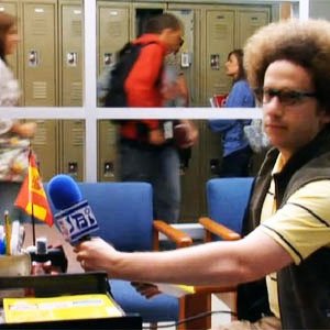 Josh Sussman in una scena dell'episodio Audition di Glee