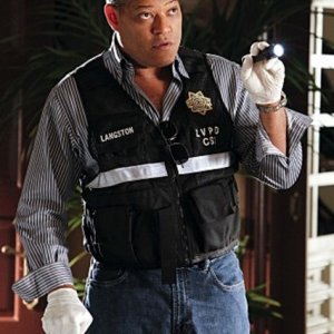 Laurence Fishburne nell'episodio Sqweegel di CSI