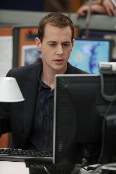 Sean Murray al computer nell'episodio Worst Nightmare di N.C.I.S.