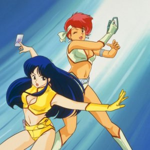 Un'immagine di Dirty Pair © Takachiho & Studio Nue