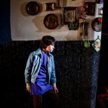 Il piccolo Luigi Fedele, esordiente nel film La pecora nera