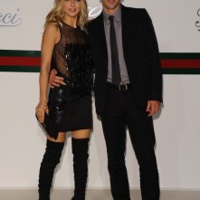 Luca Argentero e Myriam Catania ospiti del cocktail Acquaviva Gucci, settembre 2010