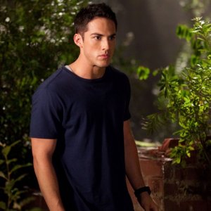 Tyler Lockwood (Michael Trevino) in una scena dell'episodio Bad Moon Rising di Vampire Diaries