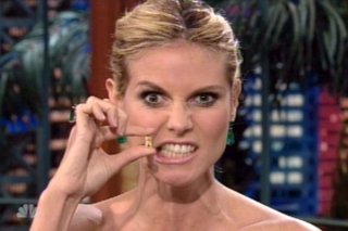 Heidi Klum e il suo dente fortunato