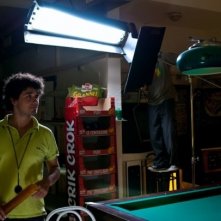 Il direttore della fotografia Davide Manca sul set di Et in Terra Pax