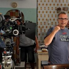 Il regista Luca Miniero sul set del film Benvenuti al Sud (2009)