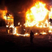 Émilie Dequenne in una scena dell'horror La meute