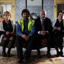 Alessandro Siani e Claudio Bisio, protagonisti del film Benvenuti al Sud (2009)
