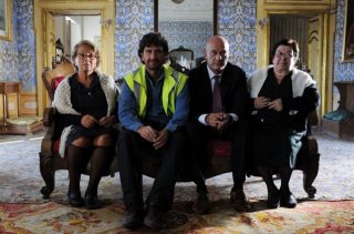 Alessandro Siani e Claudio Bisio, protagonisti del film Benvenuti al Sud (2009)