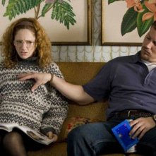 Judy Greer e Patrick Wilson in una scena di Barry Munday