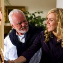 Patrick Wilson, Malcolm Mcdowell, Chloe Sevigny e Cybill Shepherd in una scena di Barry Munday