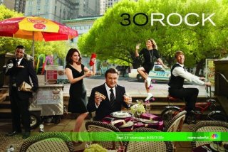 Un poster della stagione 5 di 30 Rock