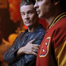 Brainiac (James Marsters) e Clark (Tom Welling) nell'episodio Homecoming di Smallville