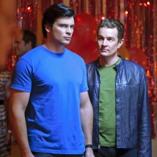 James Marsters al fianco di Tom Welling nell'episodio Homecoming di Smallville
