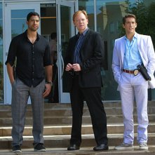 Adam Rodriguez, David Caruso e Jonathan Togo nell'episiodio Reality Kills di CSI: Miami