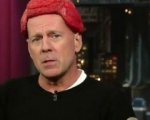 Bruce Willis: una star 'in carne' per David Letterman