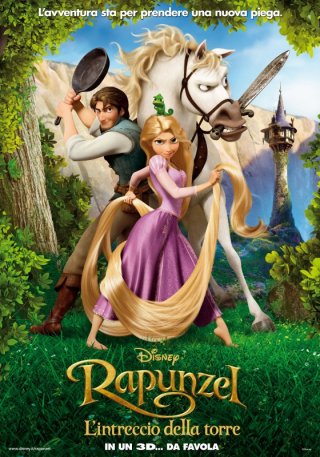 Locandina italiana per Rapunzel - L'intreccio della torre