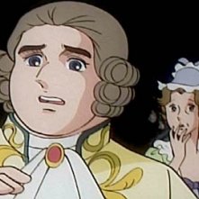 Il re Luigi XVI in una scena di Lady Oscar