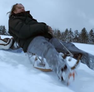 Jürgen Rißmann e Thomas Wodianka in un'immagine del film Snowman's Land