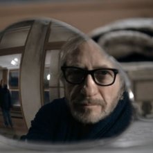 Reiner Schöne in una bellissima inquadratura del film Snowman's Land