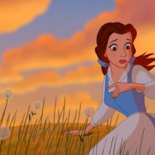 Belle in una sequenza del film d'animazione La bella e la bestia del 1991