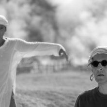 Fiorello e John Turturro nel videoclip che fa parte del flm Passione