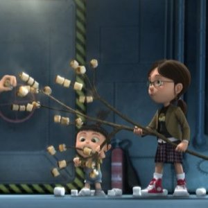 Gru in una scena di Cattivissimo me