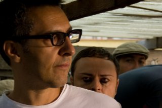John Turturro e Gennaro Cosmo Parlato sul set del film Passione